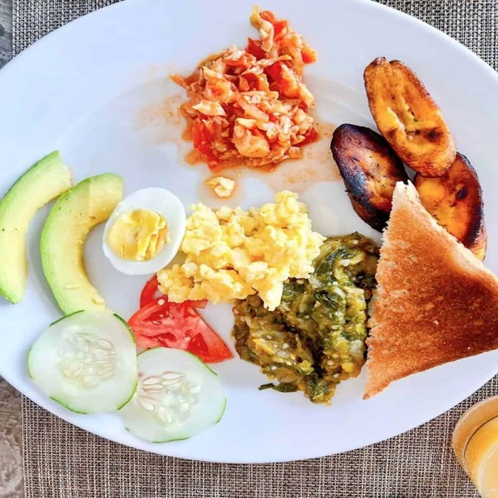 Antiguan Breakfast (Chop Up and ‘Saltfish’)