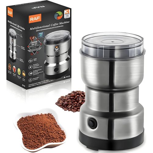 RAF Electric Coffee Grinder,Multifunctional Coffee Bean Grinder,Food Grade Stainless Ste…