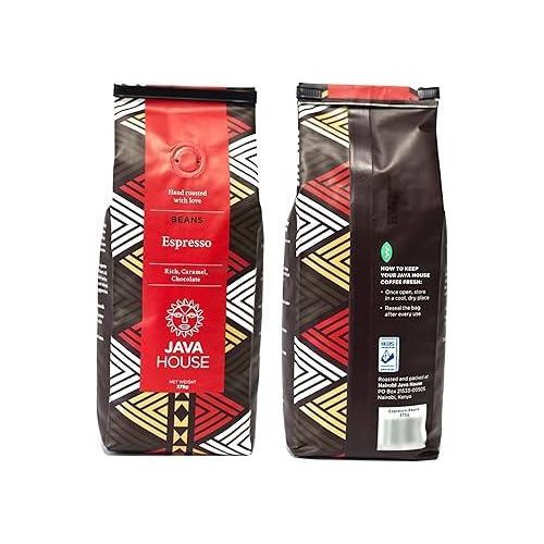 Java House ROASTED ESPRESSO COFFEE BEANS (375g)
