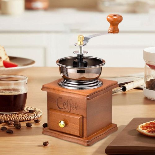 Manual coffee grinder, coffee bean grinder, hand-operated grinder