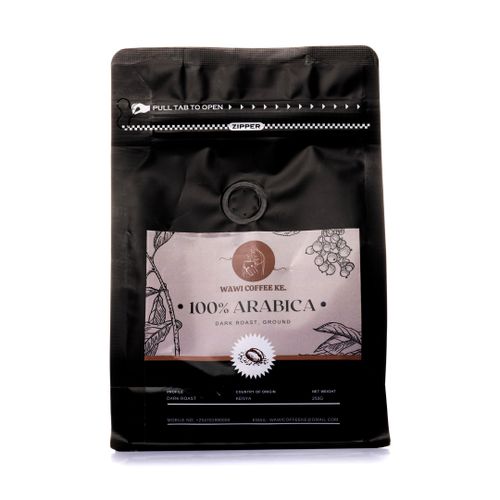 Wawi Coffee - Dark Roast Coffee Beans (2 Pack - 250 gram bundle)