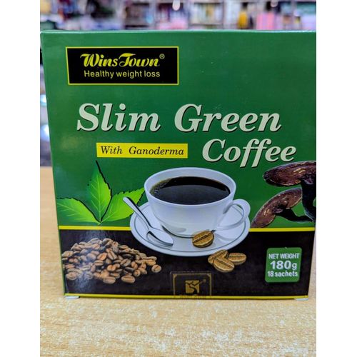 Wins Town Slim Green Coffee with Ganoderma - Weight Loss Supplement