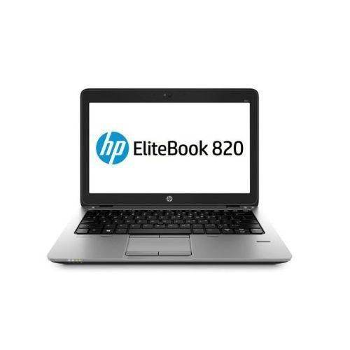 HP Renewed Elitebook 820 Core I5, 8GB RAM 256GB SSD -12.5", Black