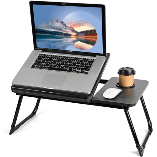 General Laptop Table Tray Bedside Table, Adjustable Folding Desk Notebook Stand Reading …