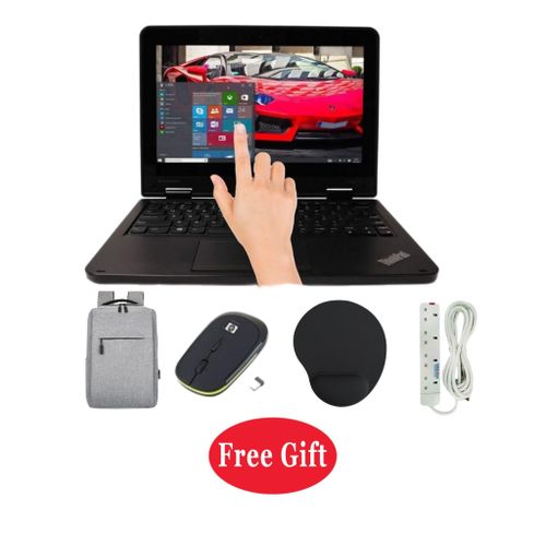 256GB SSD  8GB RAM Refurbished Laptop ThinkPad Yoga 11e X360 Touchscreen  Webcam Bluetoo…