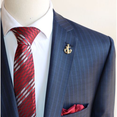 Gk Anchor Lapel Pin Badge