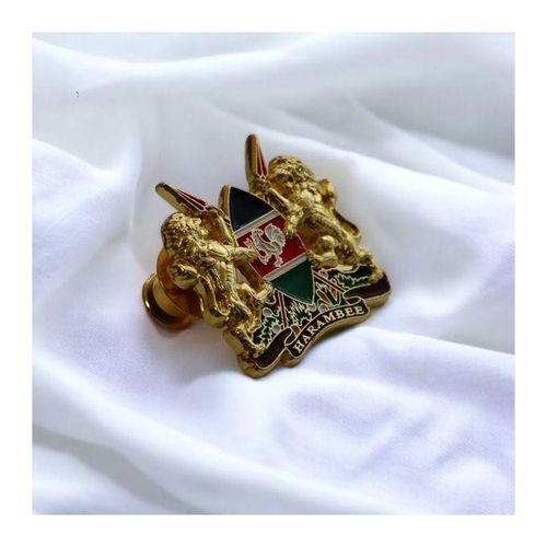 Enhanced Kenya Emblem Lapel Pinbadge