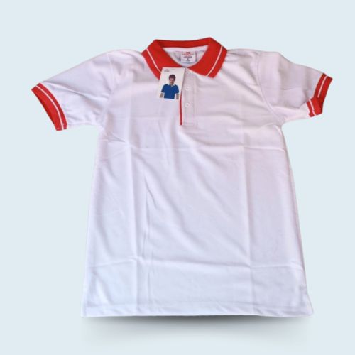 White Red Polo Shirt