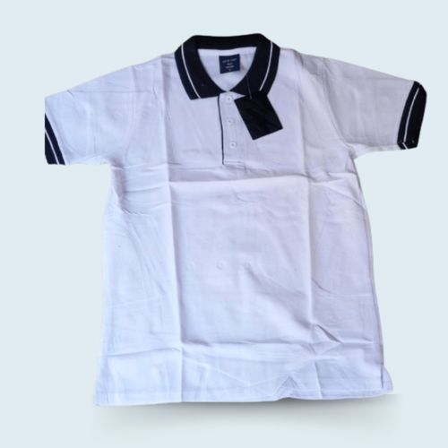 White Black Polo Shirt