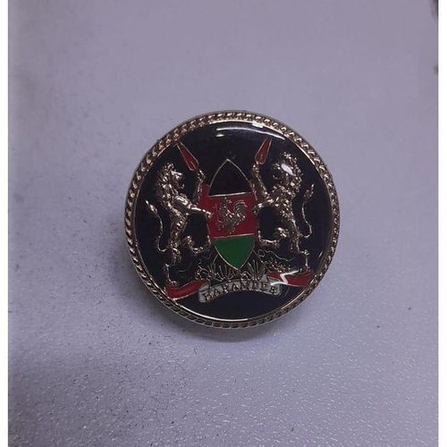 Kenya Circular coat of Arms lapel pin
