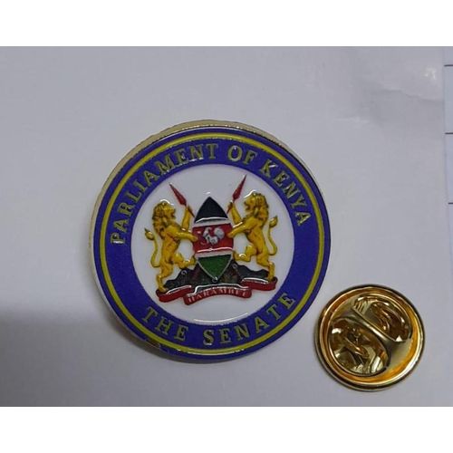 The Senate of Kenya lapel pin