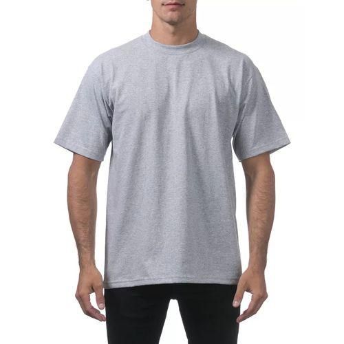 100% Cotton Plain Round Neck Short Sleeved Unisex T-shirt Grey