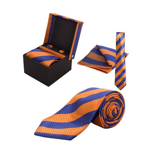 The Warehouse Mens Paisley Ties Classic Formal Necktie with Pocket Square Cufflink Tie C…