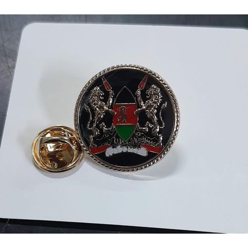 Circular coat of Arms lapel pin